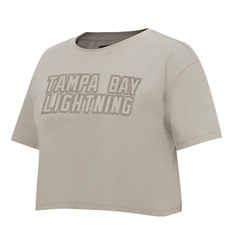 NHL TAMPA BAY LIGHTNING NEUTRAL WOMEN'S BOXY TEE (TAUPE)
