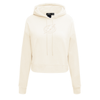 NHL TAMPA BAY LIGHTNING NEUTRAL WOMEN'S CROPPED PULLOVER HOODIE (EGGSHELL)