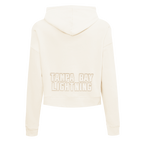NHL TAMPA BAY LIGHTNING NEUTRAL WOMEN'S CROPPED PULLOVER HOODIE (EGGSHELL)
