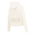 NHL TAMPA BAY LIGHTNING NEUTRAL WOMEN'S CROPPED PULLOVER HOODIE (EGGSHELL)