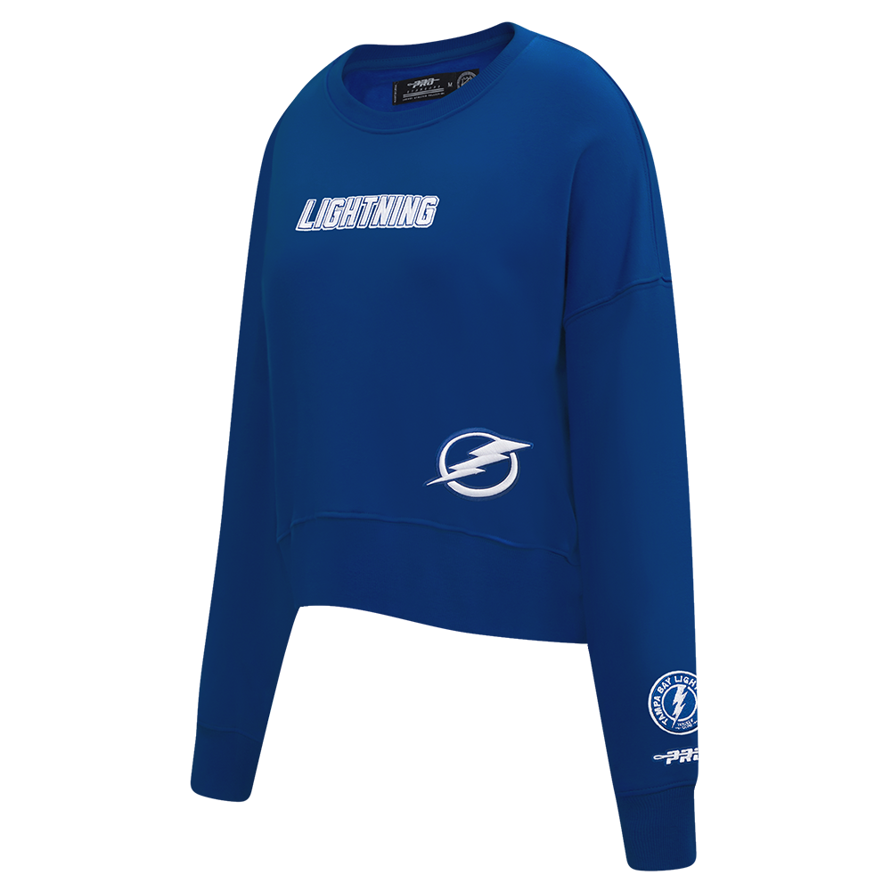 NHL TAMPA BAY LIGHTNING WINGSPAN WOMEN'S FLC CREWNECK (DODGER BLUE)