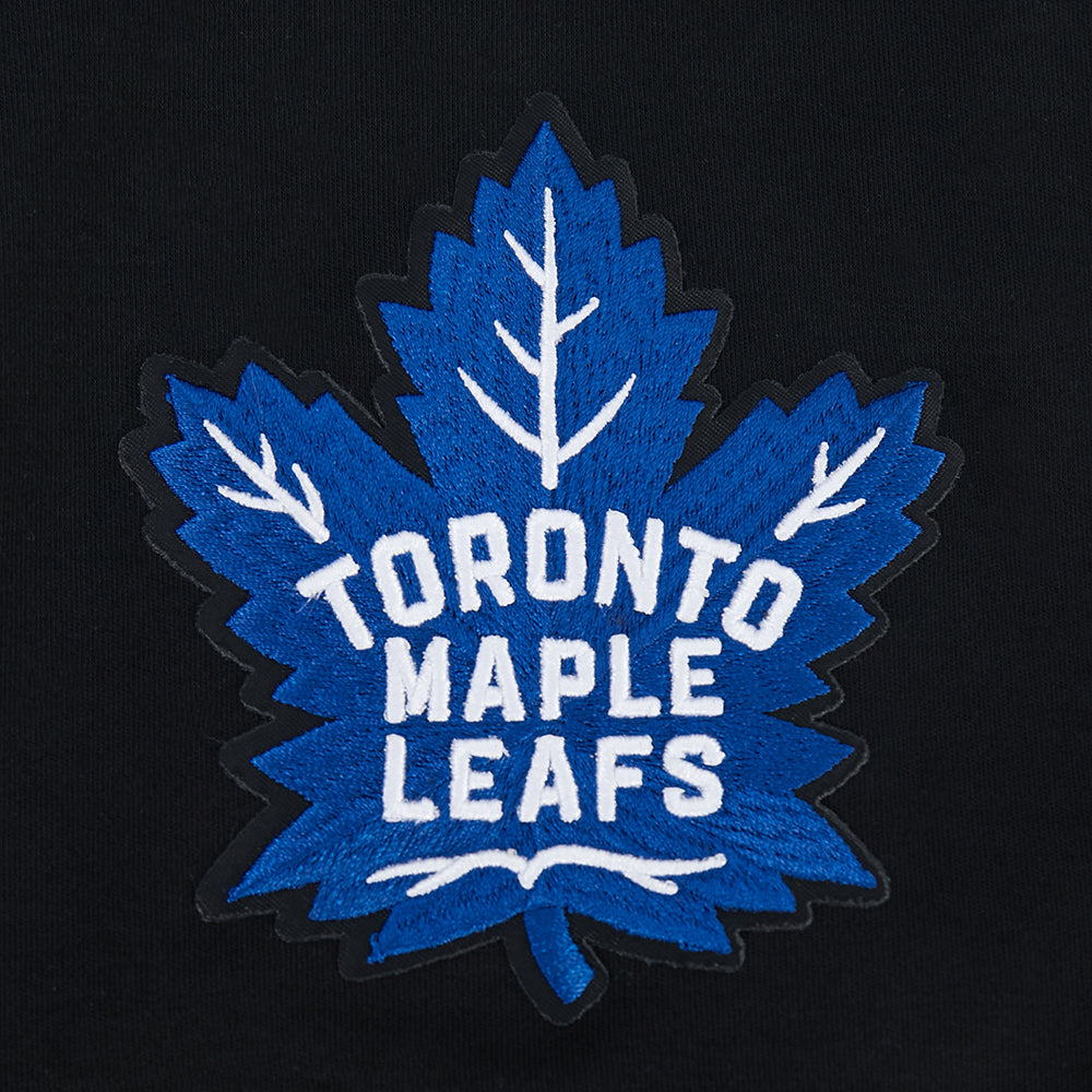 NHL TORONTO MAPLE LEAFS CLASSIC CHENILLE MEN'S DK TEE (BLACK)