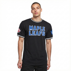 NHL TORONTO MAPLE LEAFS CLASSIC CHENILLE MEN'S DK TEE (BLACK)