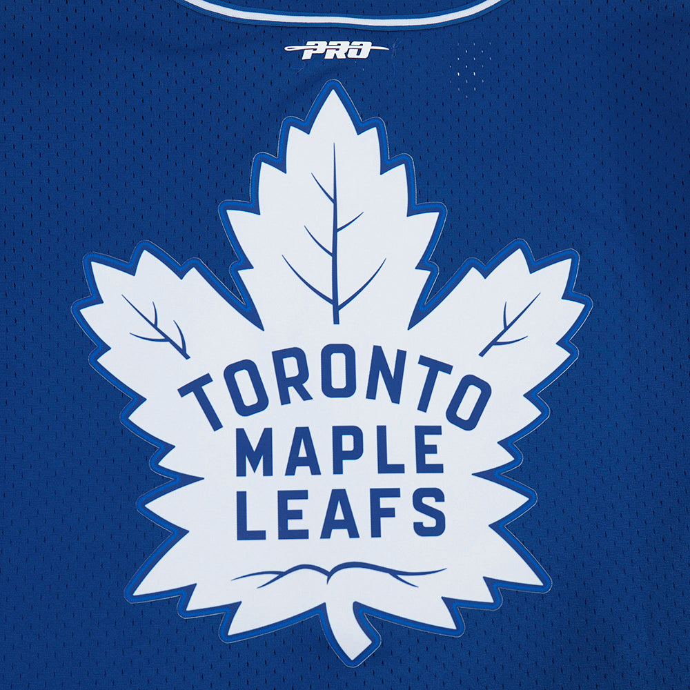 NHL TORONTO MAPLE LEAFS CLASSIC MESH BUTTON DOWN SHIRT (DODGER BLUE)