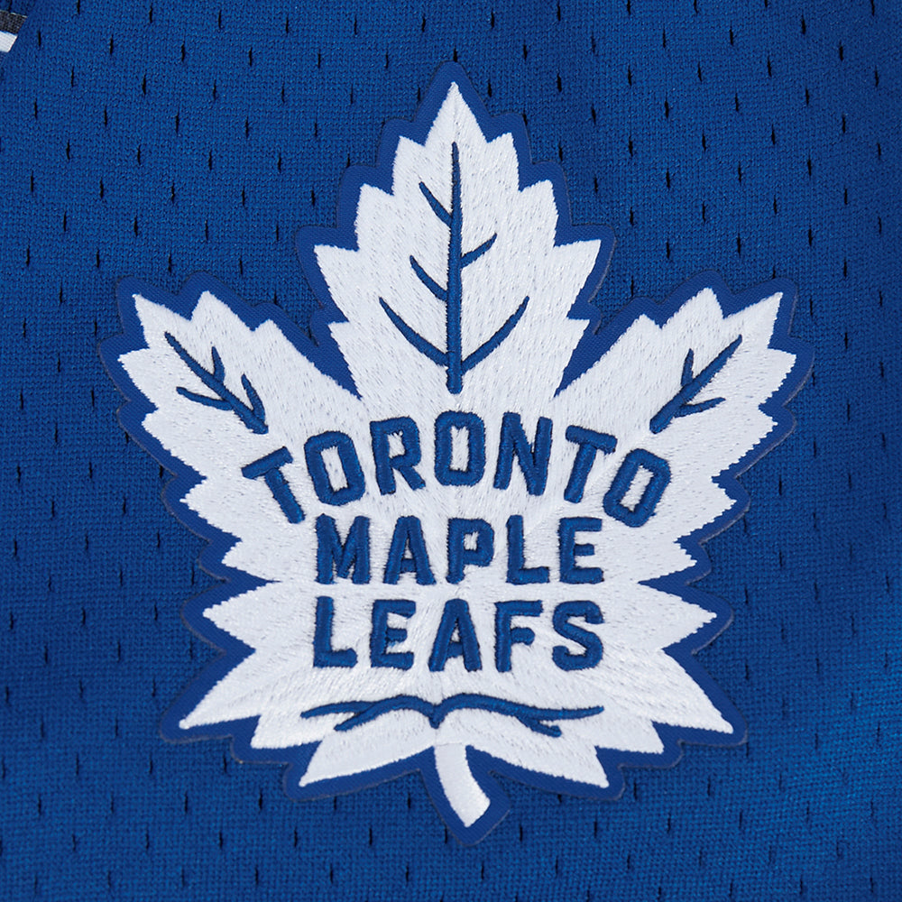 NHL TORONTO MAPLE LEAFS CLASSIC MESH BUTTON DOWN SHIRT (DODGER BLUE)