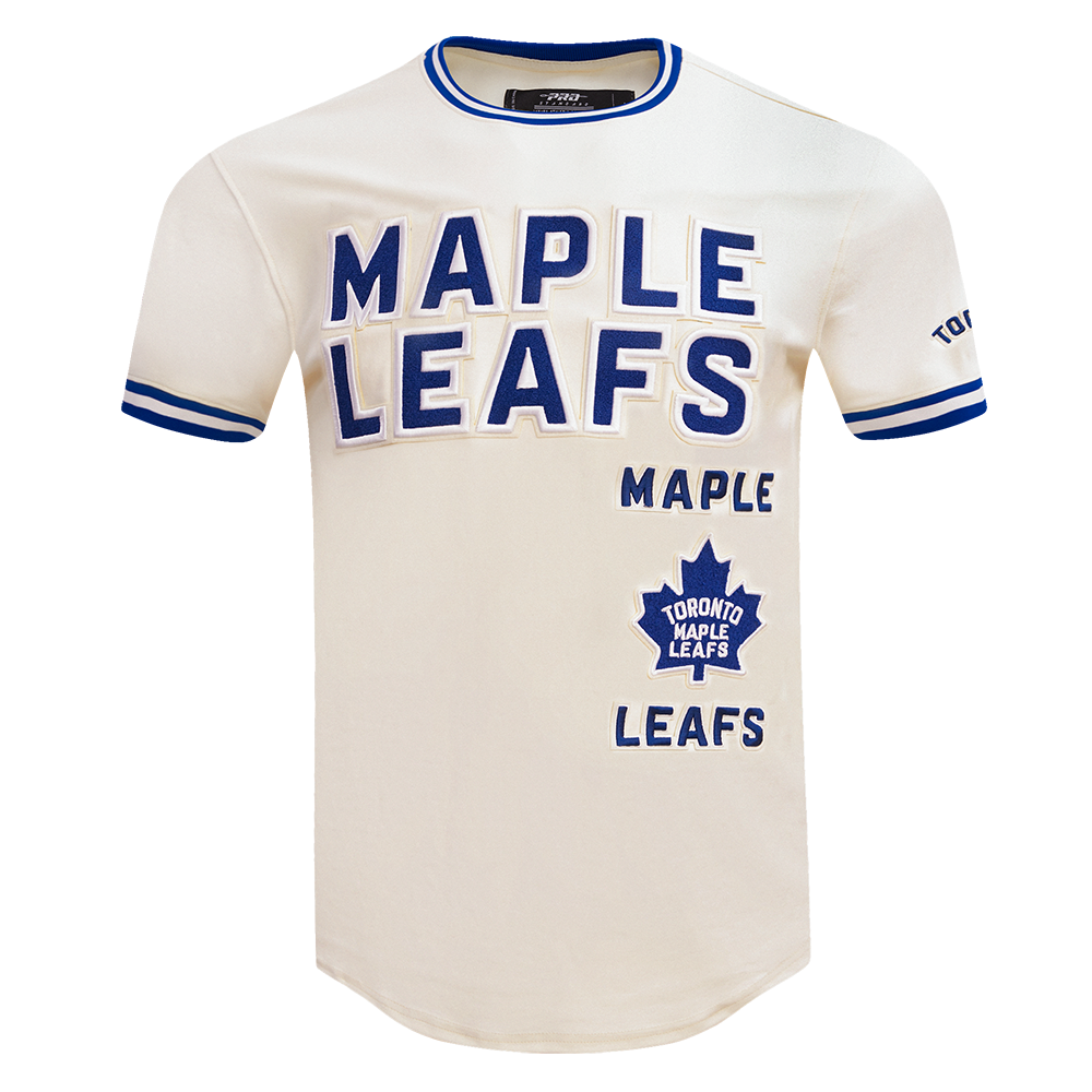 NHL TORONTO MAPLE LEAFS RETRO CLASSIC MEN'S DK TEE (EGGSHELL/DODGER BLUE)