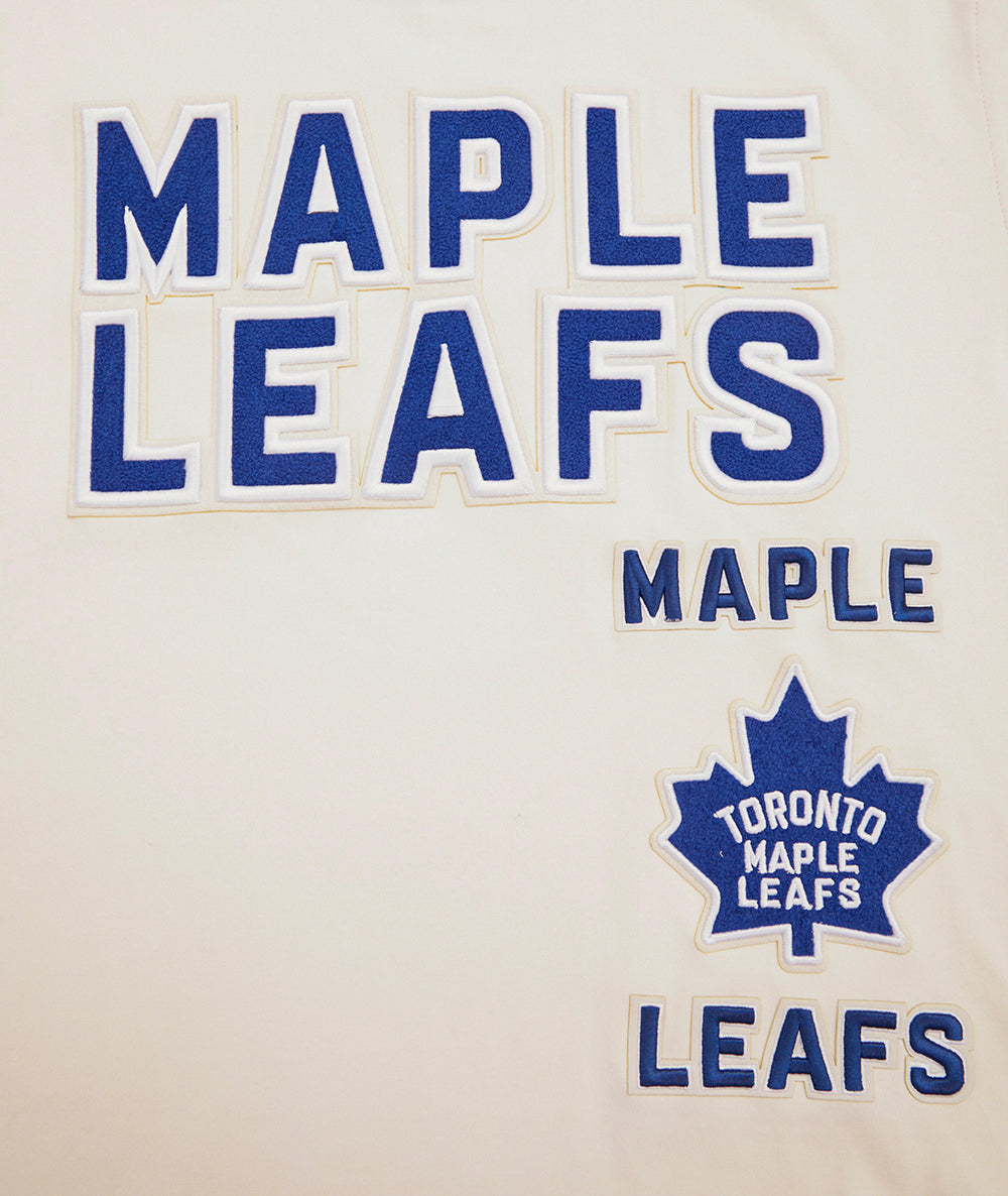 NHL TORONTO MAPLE LEAFS RETRO CLASSIC MEN'S DK TEE (EGGSHELL/DODGER BLUE)