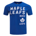 NHL TORONTO MAPLE LEAFS RETRO CLASSIC MEN'S SJ STRIPED TEE (DODGER BLUE)