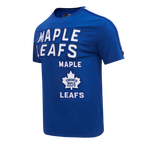 NHL TORONTO MAPLE LEAFS RETRO CLASSIC MEN'S SJ STRIPED TEE (DODGER BLUE)
