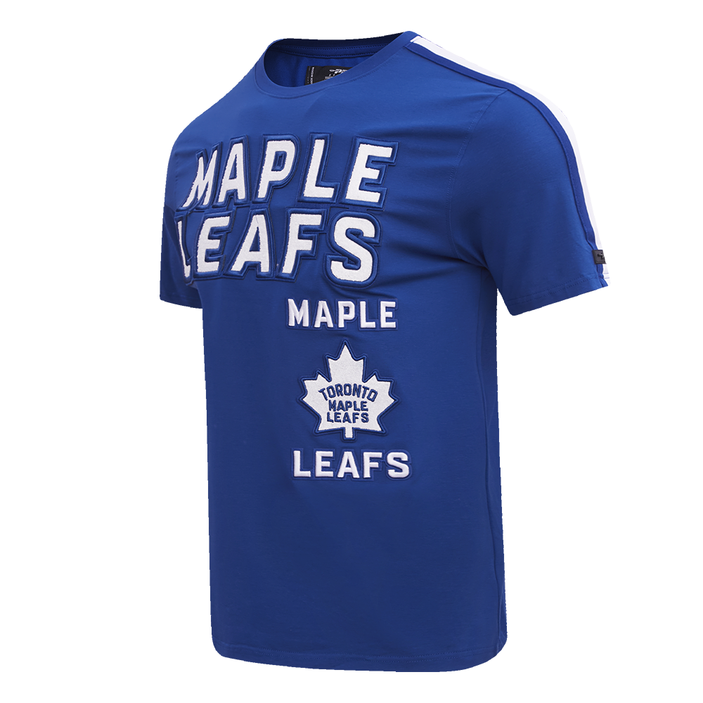 NHL TORONTO MAPLE LEAFS RETRO CLASSIC MEN'S SJ STRIPED TEE (DODGER BLUE)