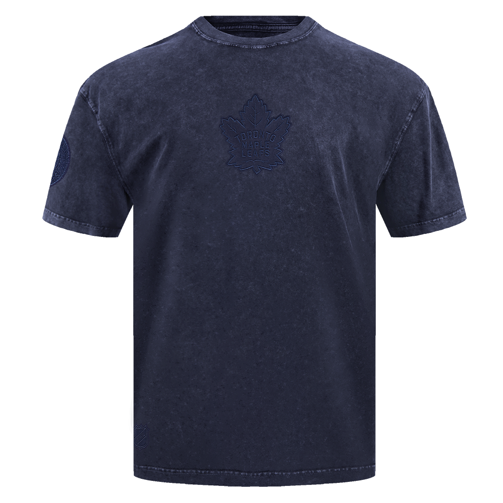 NHL TORONTO MAPLE LEAFS WASHED CLASSIC MEN'S S/S TEE (WASHED MIDNIGHT NAVY)
