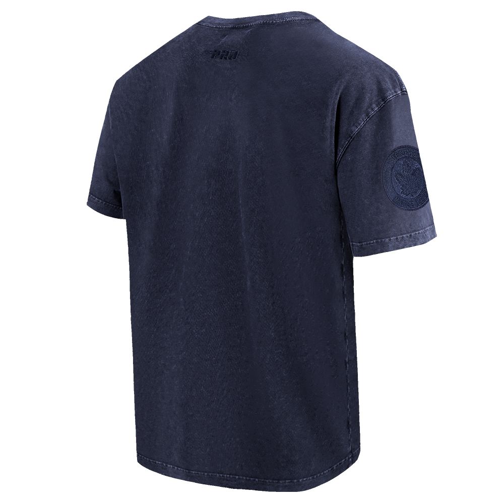 NHL TORONTO MAPLE LEAFS WASHED CLASSIC MEN'S S/S TEE (WASHED MIDNIGHT NAVY)