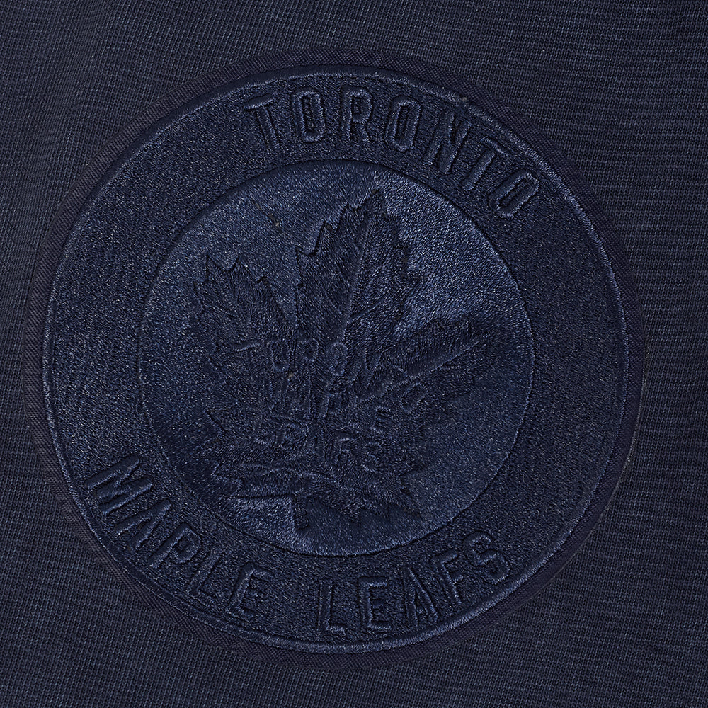 NHL TORONTO MAPLE LEAFS WASHED CLASSIC MEN'S S/S TEE (WASHED MIDNIGHT NAVY)