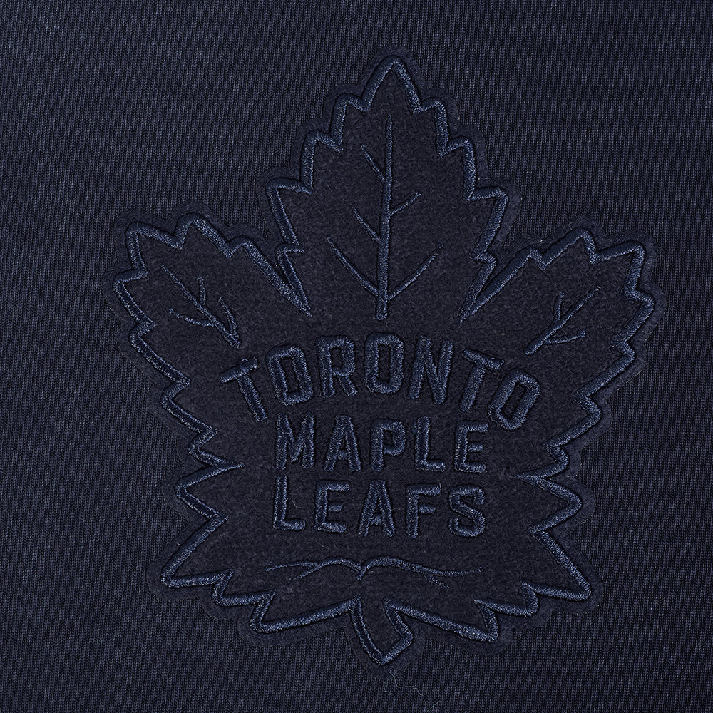 NHL TORONTO MAPLE LEAFS WASHED CLASSIC MEN'S S/S TEE (WASHED MIDNIGHT NAVY)