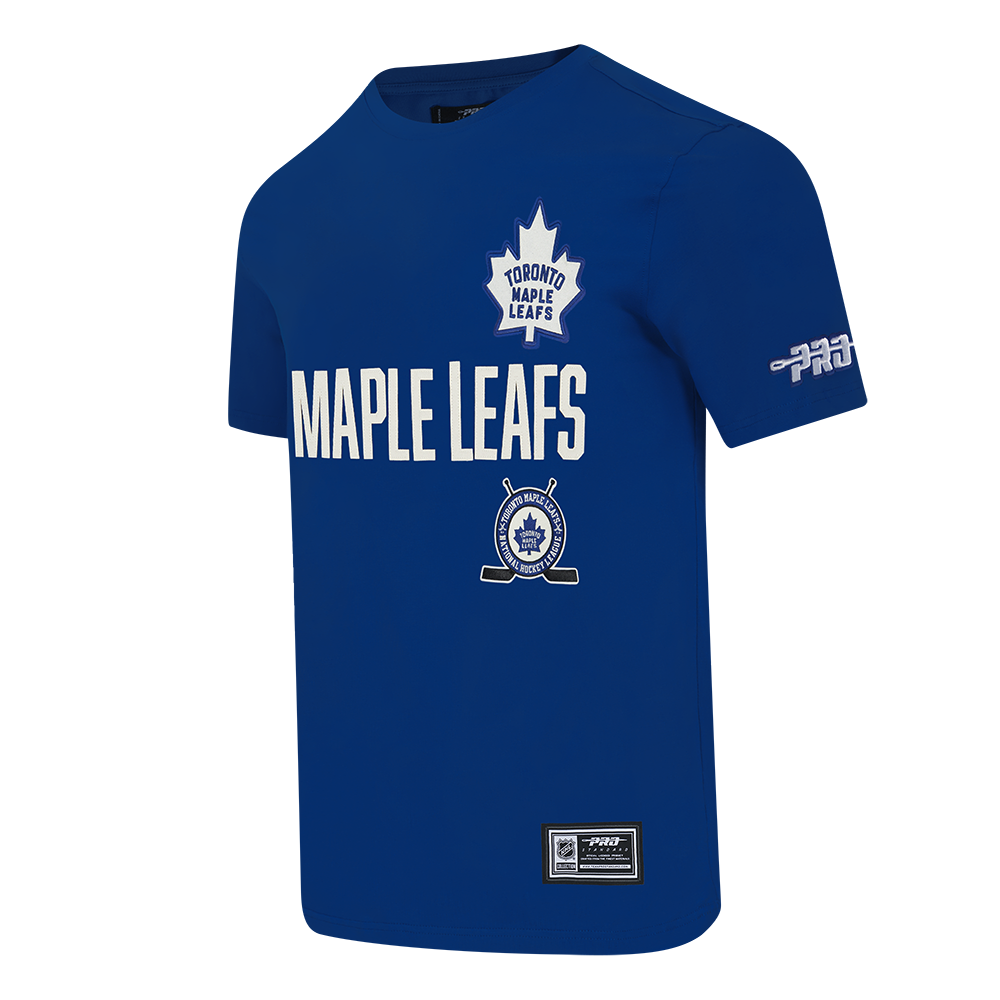 NHL TORONTO MAPLE LEAFS MODERN ORIGINALS T-SHIRT EN JERSEY SIMPLE POUR HOMME (BLEU DODGER)
