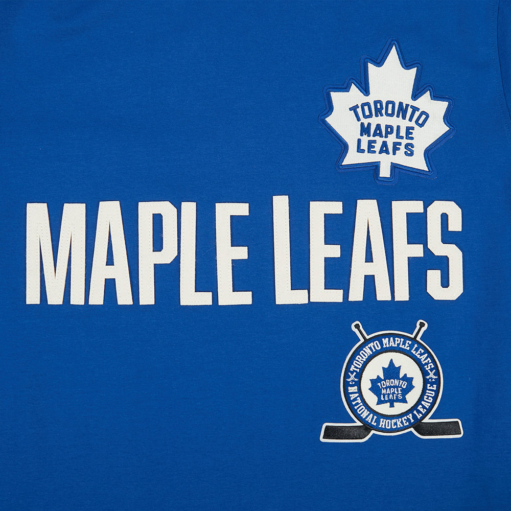 NHL TORONTO MAPLE LEAFS MODERN ORIGINALS T-SHIRT EN JERSEY SIMPLE POUR HOMME (BLEU DODGER)