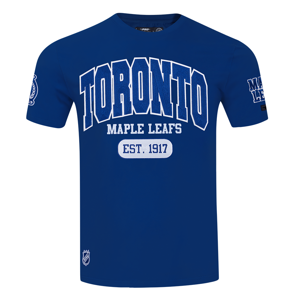NHL TORONTO MAPLE LEAFS CITY ARCH T-SHIRT EN JERSEY SIMPLE POUR HOMME (BLEU DODGER)
