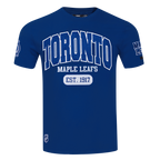 NHL TORONTO MAPLE LEAFS CITY ARCH T-SHIRT EN JERSEY SIMPLE POUR HOMME (BLEU DODGER)