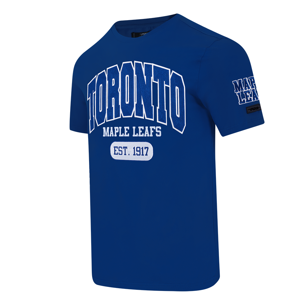 NHL TORONTO MAPLE LEAFS CITY ARCH T-SHIRT EN JERSEY SIMPLE POUR HOMME (BLEU DODGER)