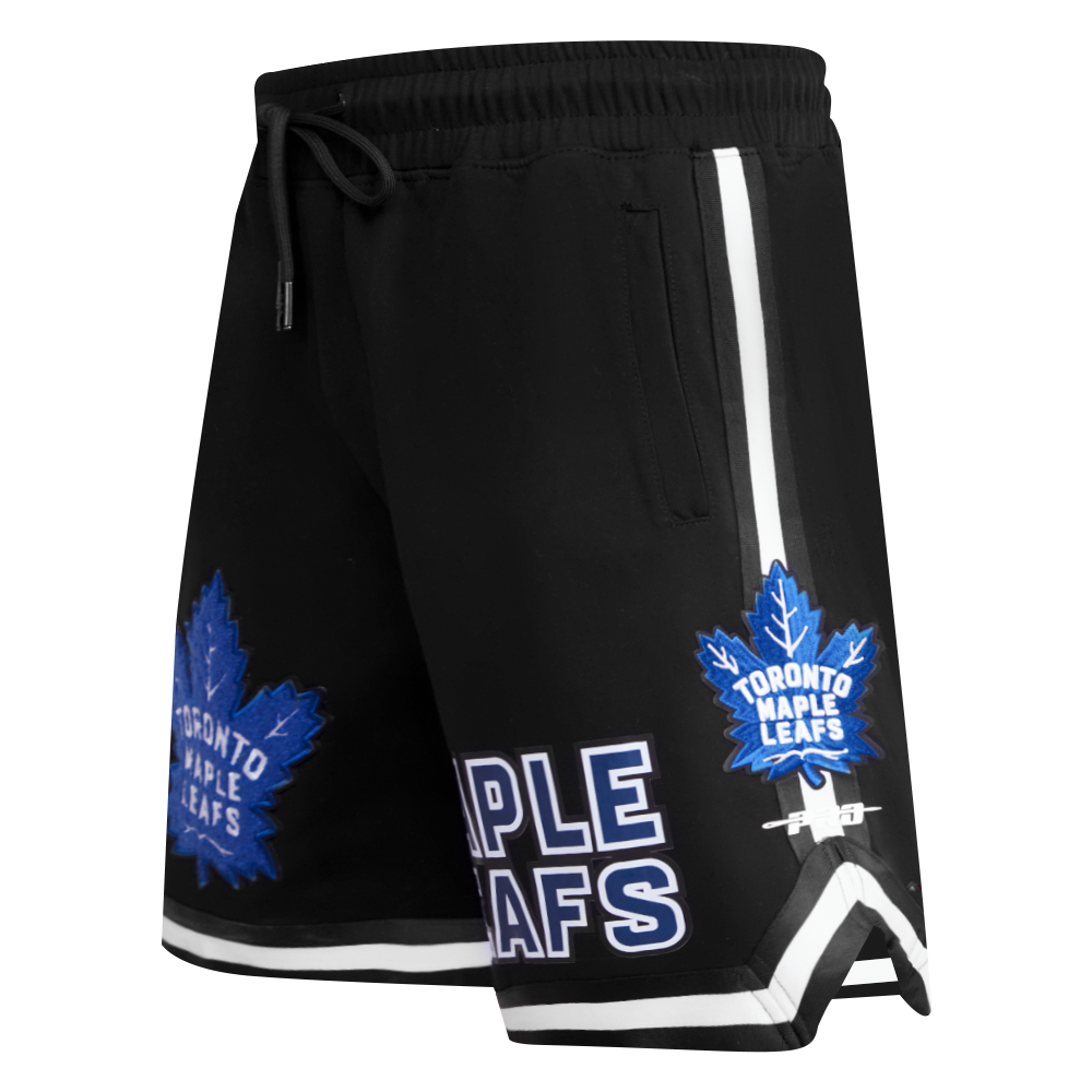 NHL TORONTO MAPLE LEAFS CLASSIC CHENILLE MEN'S DK SHORT (BLACK)
