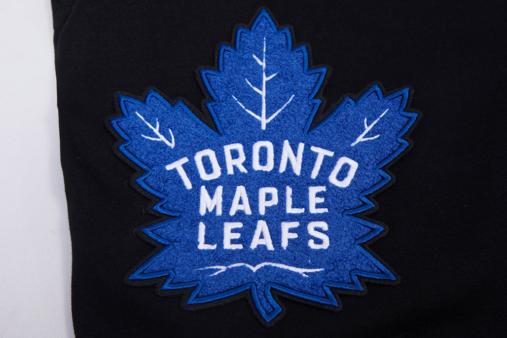 NHL TORONTO MAPLE LEAFS CLASSIC CHENILLE MEN'S DK SHORT (BLACK)