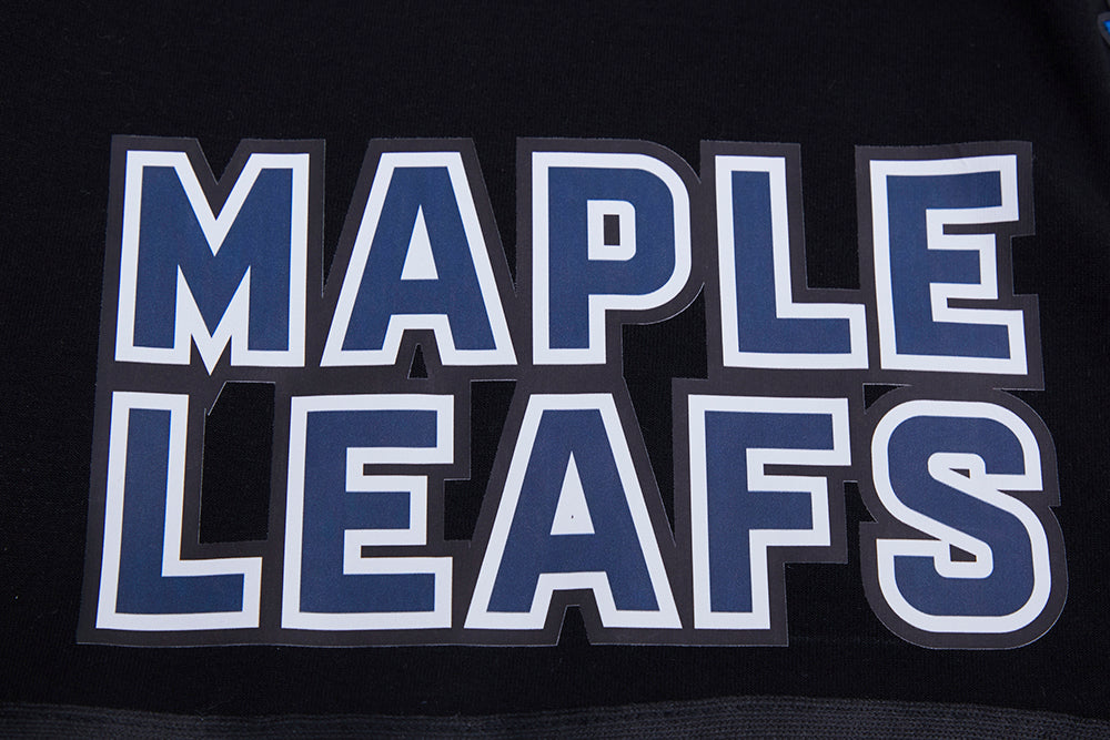 NHL TORONTO MAPLE LEAFS CLASSIC CHENILLE MEN'S DK SHORT (BLACK)