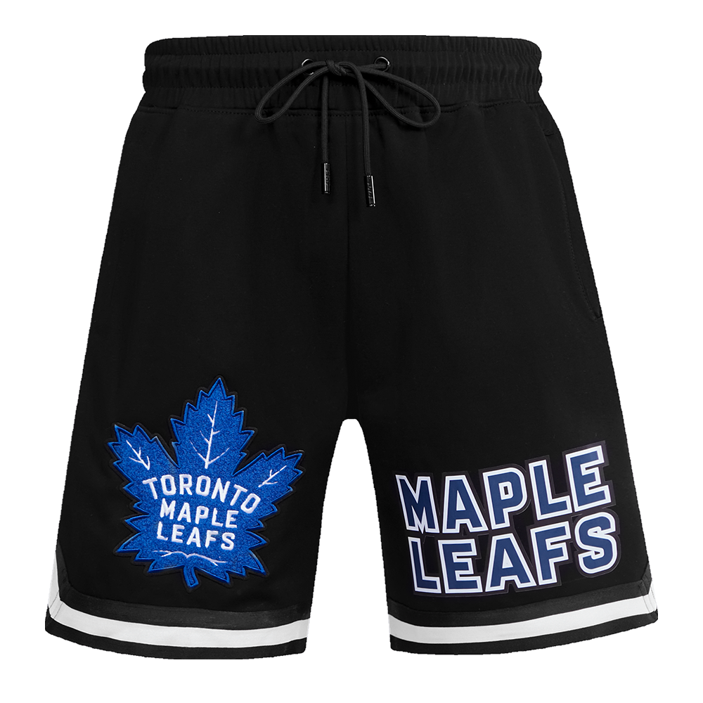 NHL TORONTO MAPLE LEAFS CLASSIC CHENILLE MEN'S DK SHORT (BLACK)