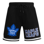 NHL TORONTO MAPLE LEAFS CLASSIC CHENILLE MEN'S DK SHORT (BLACK)