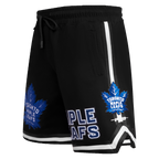 NHL TORONTO MAPLE LEAFS CLASSIC CHENILLE MEN'S DK SHORT (BLACK)