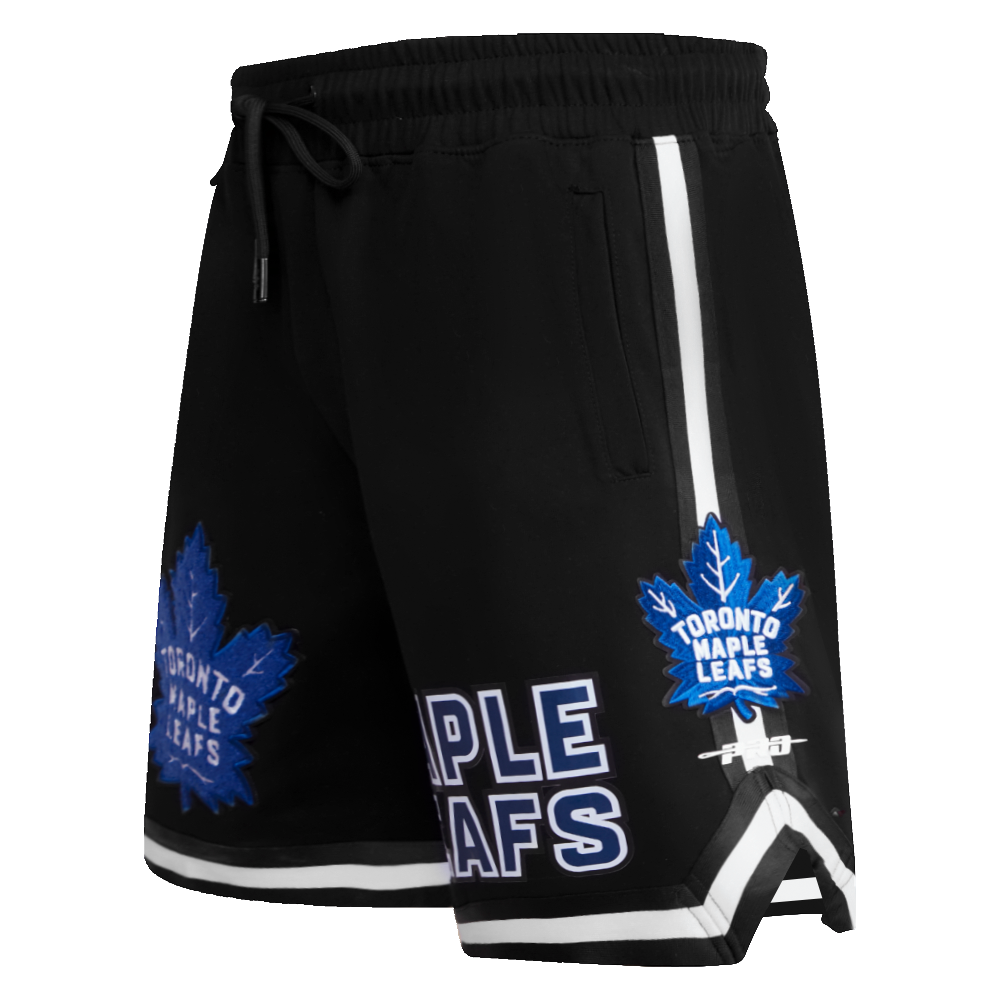 NHL TORONTO MAPLE LEAFS CLASSIC CHENILLE MEN'S DK SHORT (BLACK)