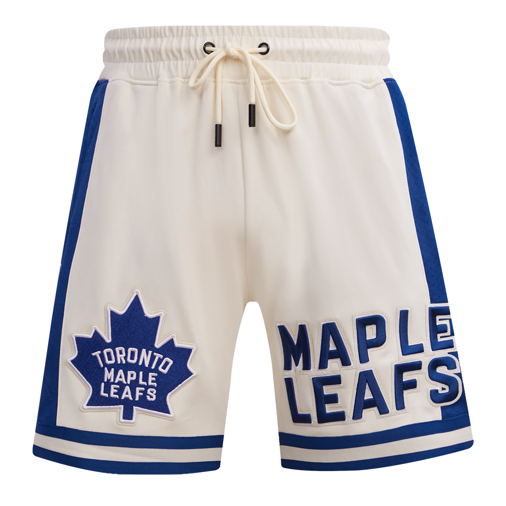 NHL TORONTO MAPLE LEAFS RETRO CLASSIC SHORT EN MAILLE DOUBLE 2.0 POUR HOMME (COQUILLE D'ŒUF/BLEU DODGER)