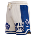 NHL TORONTO MAPLE LEAFS RETRO CLASSIC SHORT EN MAILLE DOUBLE 2.0 POUR HOMME (COQUILLE D'ŒUF/BLEU DODGER)