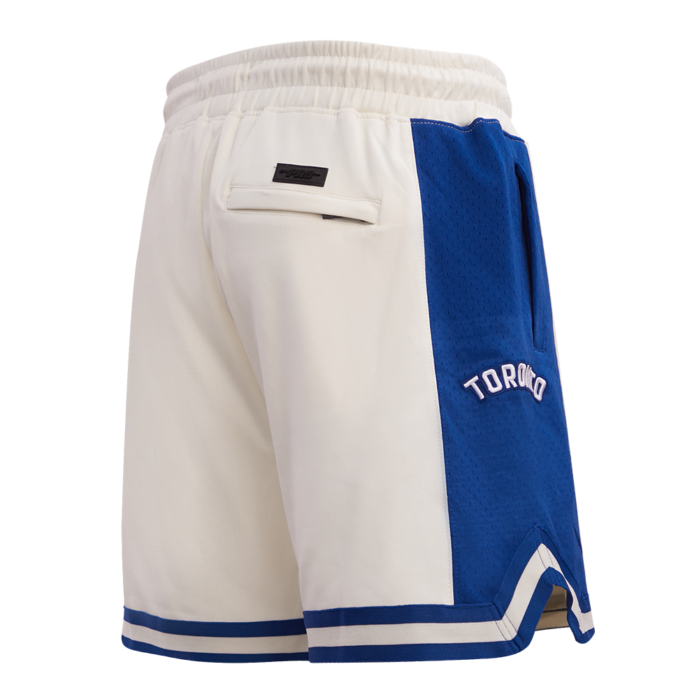 NHL TORONTO MAPLE LEAFS RETRO CLASSIC SHORT EN MAILLE DOUBLE 2.0 POUR HOMME (COQUILLE D'ŒUF/BLEU DODGER)