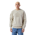 NHL TORONTO MAPLE LEAFS NEUTRAL CHANDAIL À COL ROND EN MOLLETON À ÉPAULES TOMBANTES POUR HOMME (TAUPE)