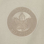 NHL TORONTO MAPLE LEAFS NEUTRAL CHANDAIL À CAPUCHON EN MOLLETON À ÉPAULES TOMBANTES POUR HOMME (TAUPE)