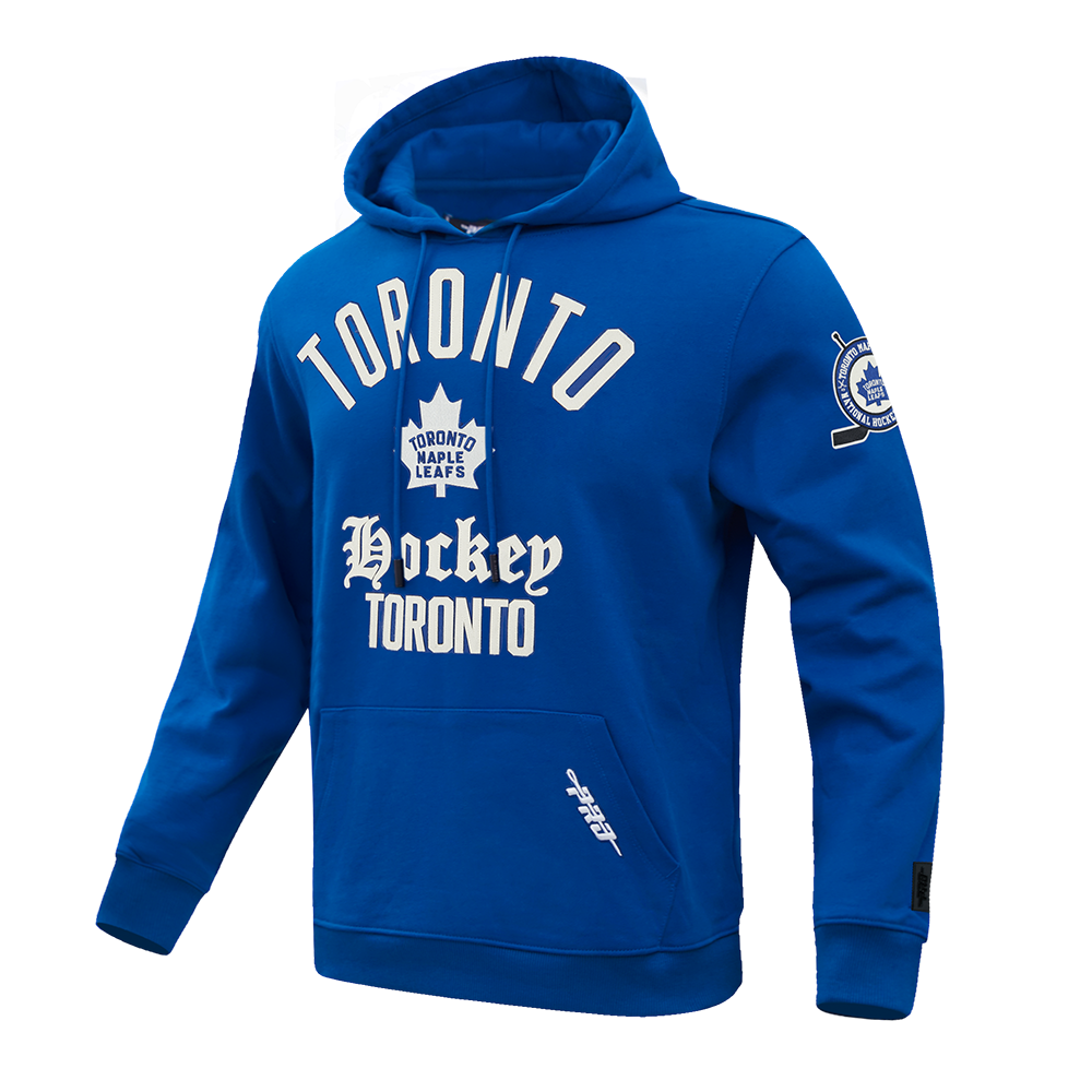 NHL TORONTO MAPLE LEAFS MODERN ORIGINALS MEN'S FLC PO HOODIE (DODGER BLUE)
