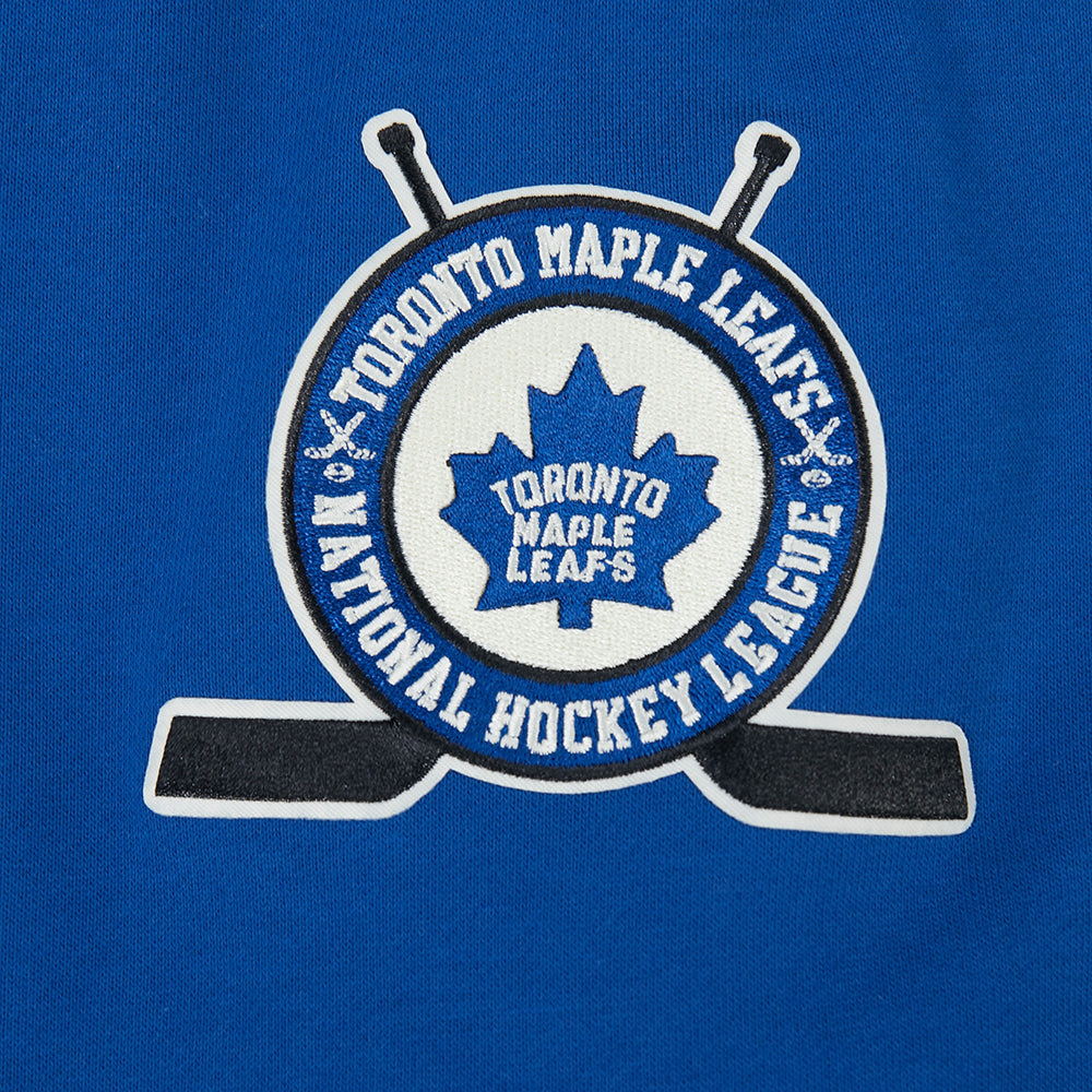 NHL TORONTO MAPLE LEAFS MODERN ORIGINALS MEN'S FLC PO HOODIE (DODGER BLUE)