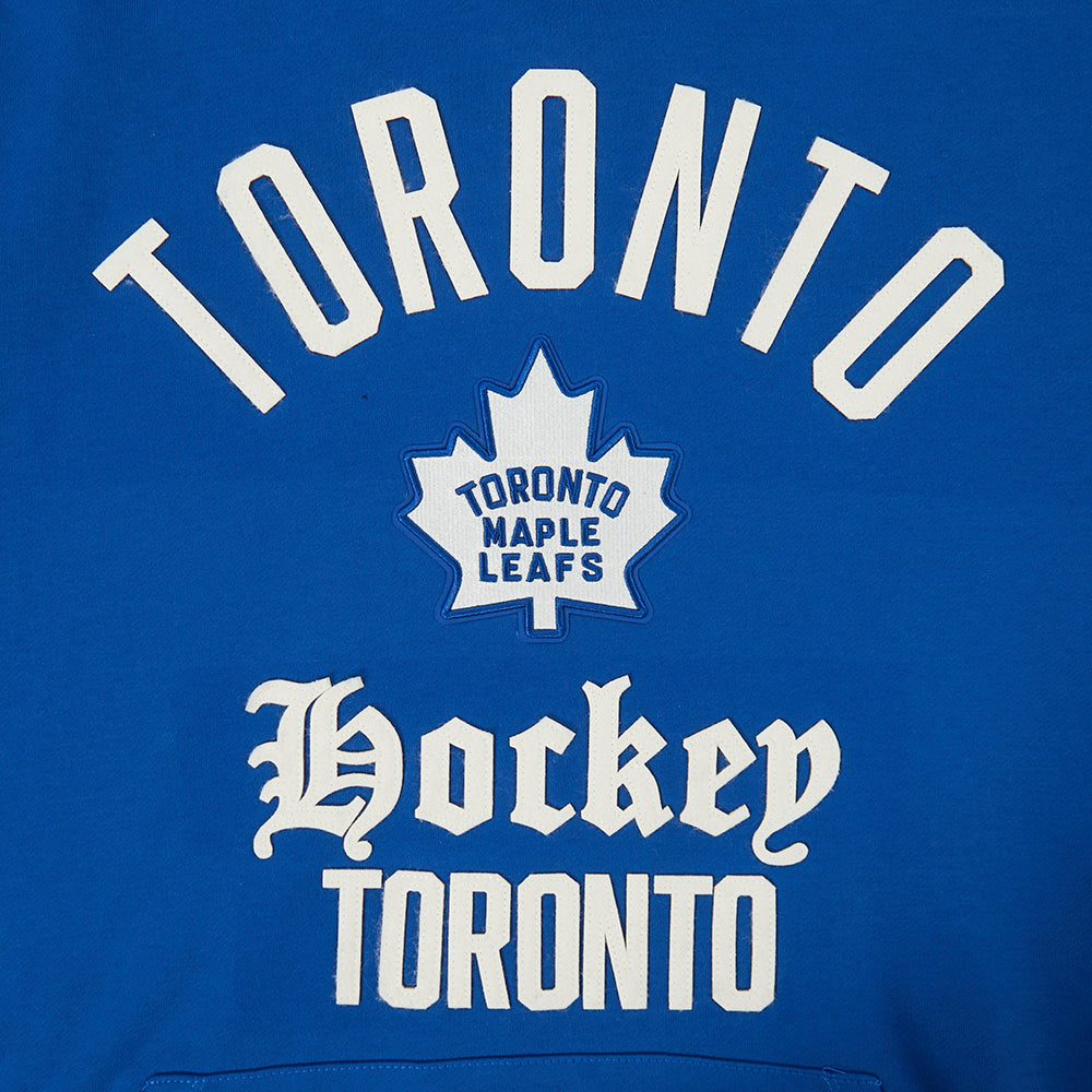 NHL TORONTO MAPLE LEAFS MODERN ORIGINALS MEN'S FLC PO HOODIE (DODGER BLUE)