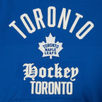 NHL TORONTO MAPLE LEAFS MODERN ORIGINALS MEN'S FLC PO HOODIE (DODGER BLUE)