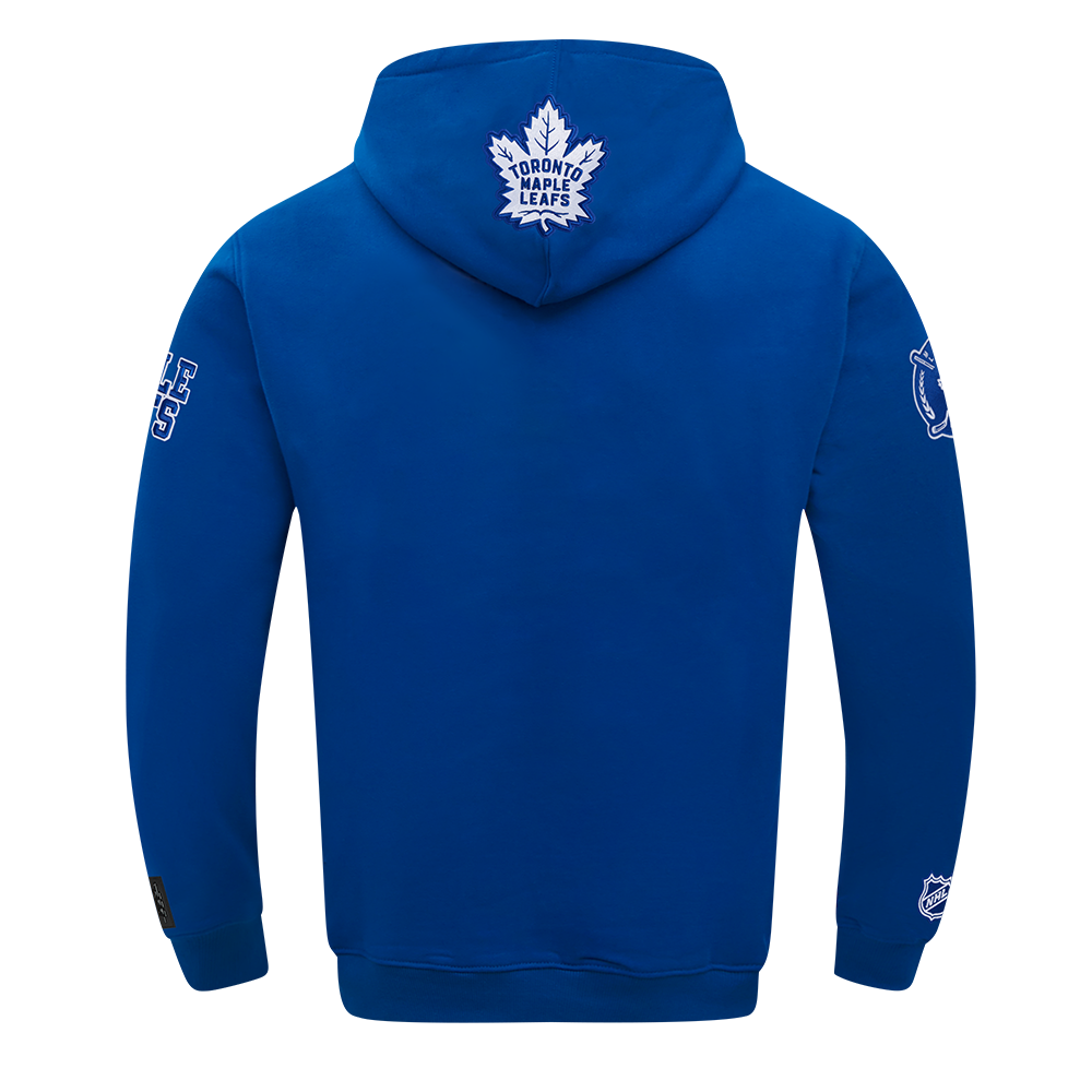 NHL TORONTO MAPLE LEAFS CITY ARCH CHANDAIL À CAPUCHON EN MOLLETON POUR HOMME (BLEU DODGER)