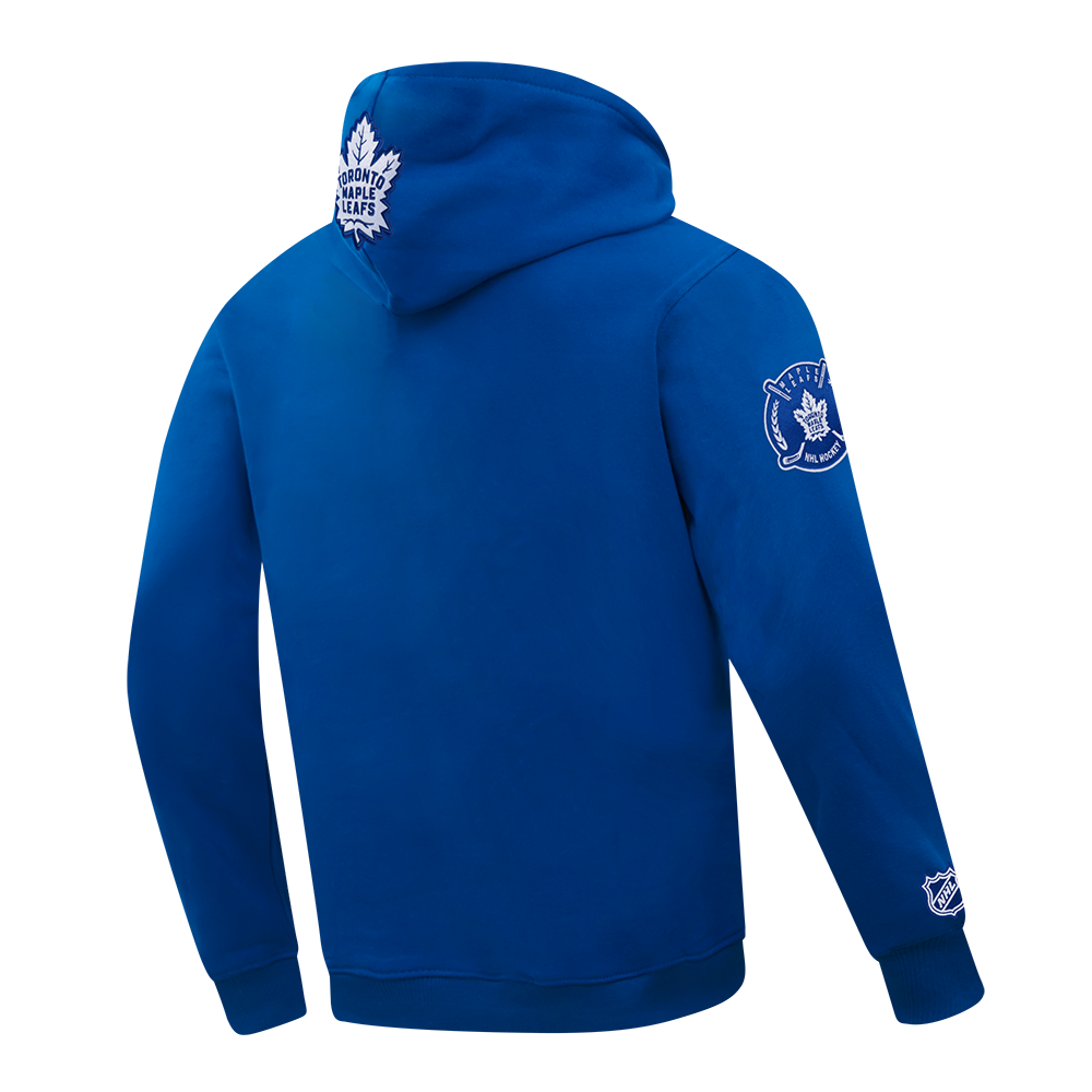 NHL TORONTO MAPLE LEAFS CITY ARCH CHANDAIL À CAPUCHON EN MOLLETON POUR HOMME (BLEU DODGER)