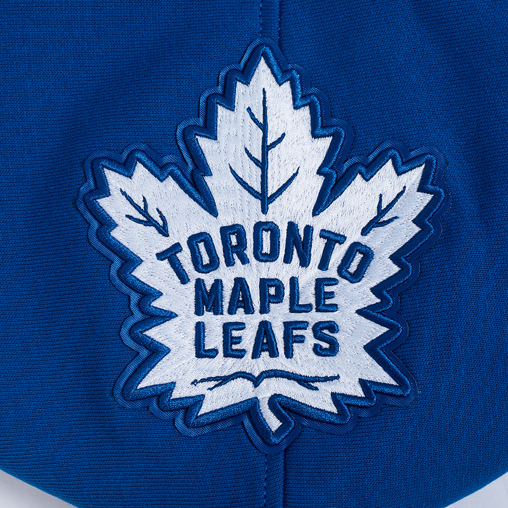NHL TORONTO MAPLE LEAFS CITY ARCH CHANDAIL À CAPUCHON EN MOLLETON POUR HOMME (BLEU DODGER)