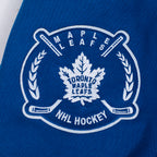 NHL TORONTO MAPLE LEAFS CITY ARCH CHANDAIL À CAPUCHON EN MOLLETON POUR HOMME (BLEU DODGER)