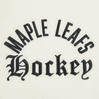 NHL TORONTO MAPLE LEAFS MODERN ORIGINALS MEN'S RIB WOOL VARSITY JACKET (EGGSHELL/DODGER BLUE)