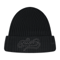 NHL TORONTO MAPLE LEAFS BLACKOUT UNLINED PRO BEANIE CUFFED (BLACK)