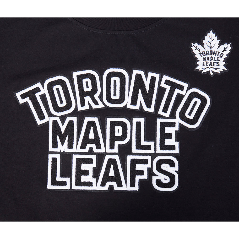 NHL TORONTO MAPLE LEAFS CLASSIC WOMEN'S SJ SLIM FIT TEE (BLACK)