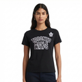 NHL TORONTO MAPLE LEAFS CLASSIC WOMEN'S SJ SLIM FIT TEE (BLACK)