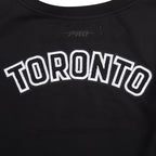 NHL TORONTO MAPLE LEAFS CLASSIC WOMEN'S SJ BOXY TEE (BLACK)