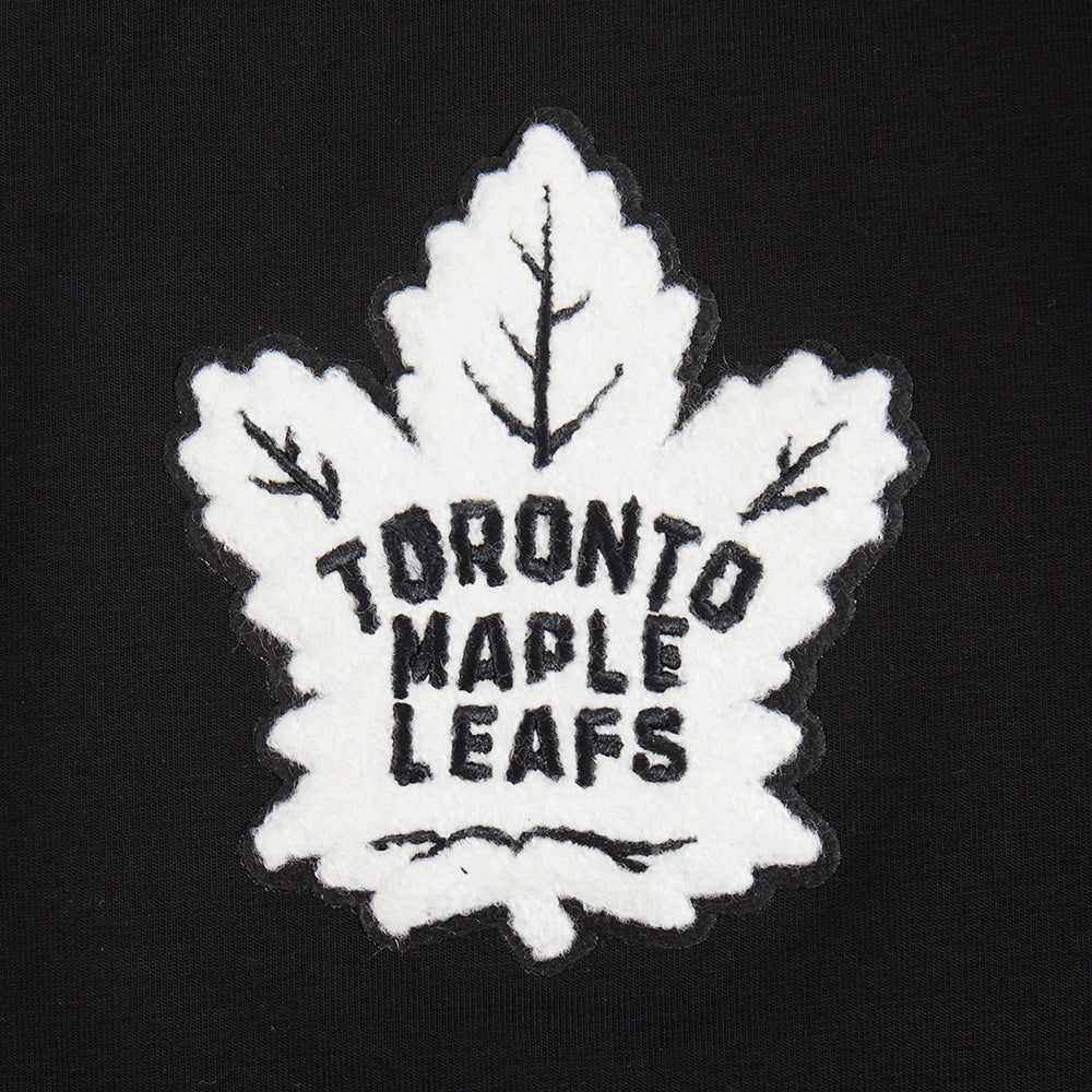 NHL TORONTO MAPLE LEAFS CLASSIC WOMEN'S SJ BOXY TEE (BLACK)