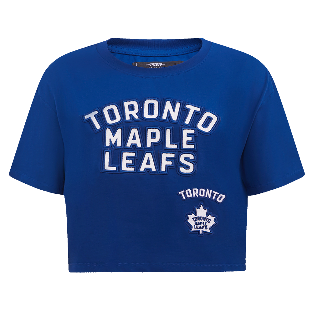NHL TORONTO MAPLE LEAFS RETRO CLASSIC WOMEN'S BOXY TEE (DODGER BLUE)